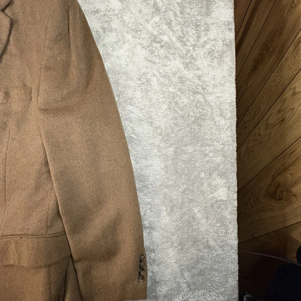 Jos A Bank Men's 42L (~44.5L) Brown 100% Camel Hair Traveler's Collection Blazer